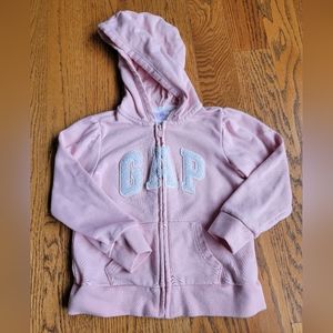 Gap Toddler Girl full zip hooded sweatshirt size 5 EUC
